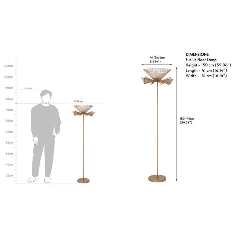 Lampe sur pied Fucius Artisan