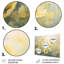 4 boutons blancs et jaunes, Impression romantique II