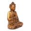 Sabiha en bois serein assis Bouddha Vitarka Mudra statue fait à la main méditation sculpture Figurine Home Decor Accent artisanal moderne oriental-1421762836