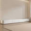 Meuble télé moderne en bois massif blanc-2093987156