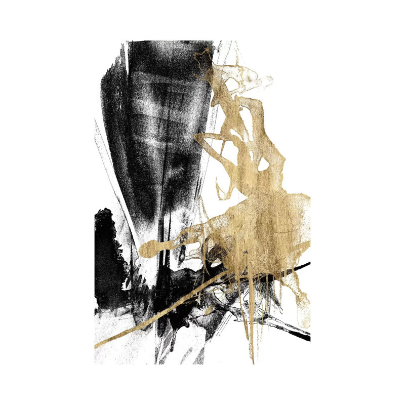 Estampe numérique sur toile Glam & Black IV, H 26 po x l 18 po