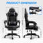 Fauteuil inclinable et pivotant ergonomique en cuir synthétique RAYS-41302462