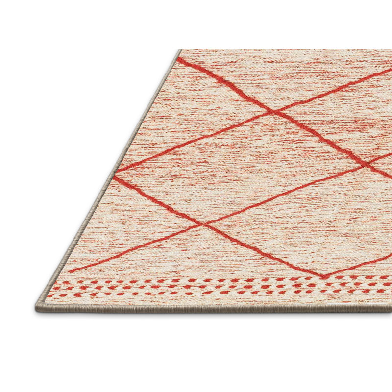 Wool Abstract Indoor Rug, Rectangle 4' x 6'