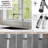 Modern Faucet Stylish Capri One-Handle Stainless Steel with Spout Hose Pull Out Dual Mode Kitchen Sink Faucet-57987005
