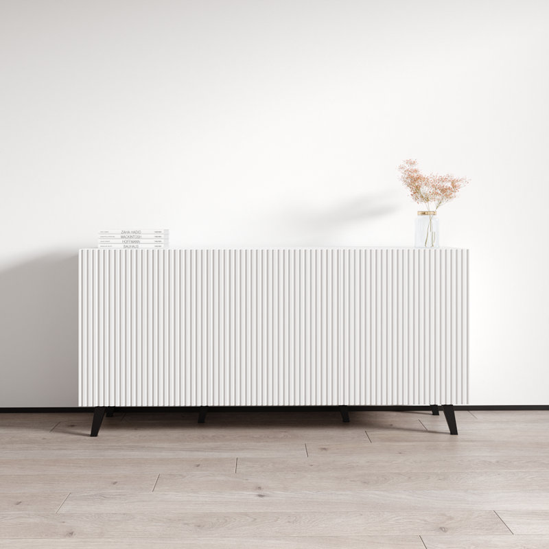 Blenda 60.2" Sideboard with Matte Finish, White