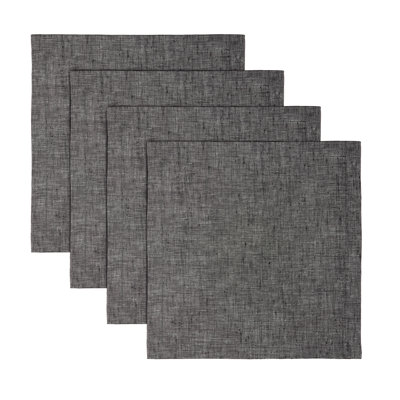 100% Pure Linen Square Placemats - Athena