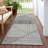 Machine Washable Indoor/Outdoor Jenning ACN2270 Stripes Rug-1556730043