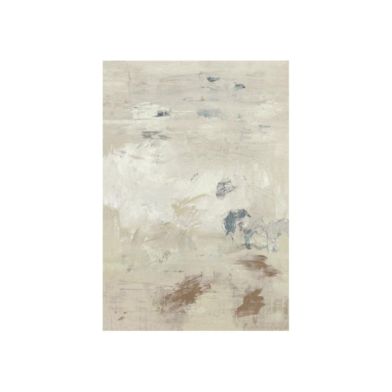 Pensées pour toujours par Dylan Gray - peinture sur toile, H 35 po x l 24 po x P 1,5 po, Image au pinceau gel