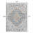 Mirnes Bohemian Medallion Low-Pile Machine-Washable Cream/Blue/Terra Rug-936870627