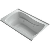 Mariposa® 60" x 36" Alcove/Tile in Whirlpool Acrylic Bathtub