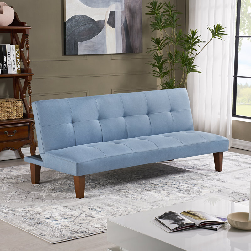 Canapé-lit Cherwell, Polyester bleu