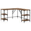 L-Shaped Metal Base Computer Desk-1263426036