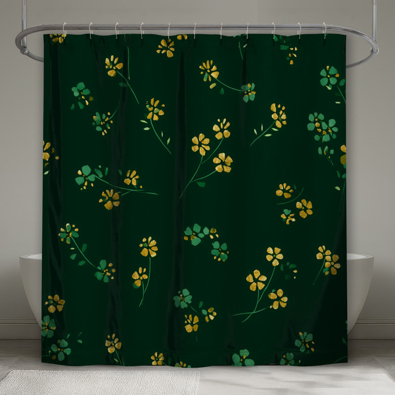 Rideau de douche floral - Cottage, 70in W x 84in H