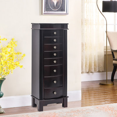 Aashdon 16'' Wide Freestanding Jewelry Armoire