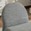 Chaises d'appoint avec rangement, chaise moderne sans accoudoirs en chenille pour la maison