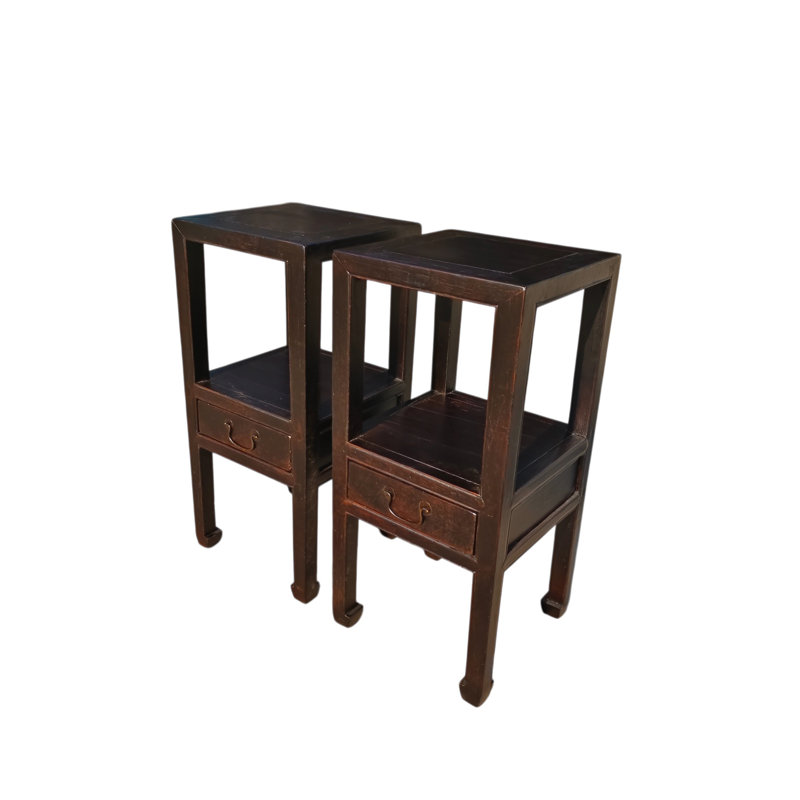 1 - Drawer Solid Wood Nightstand
