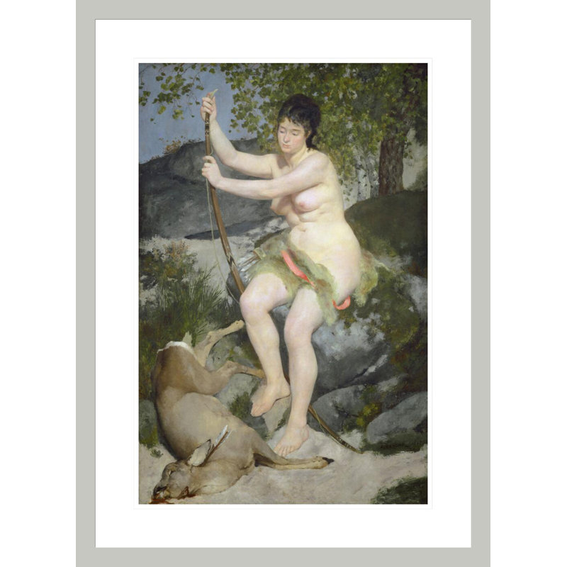 «Diana» par Pierre-Auguste Renoir, impression giclée encadrée, 29,5 po H x 21,56 po L