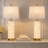 28” Elegant Shell-Inspired Table Lamp with USB Charging Ports, LED Bulbs and Nightlight-1682190904