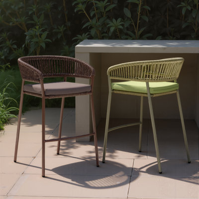 Skye Barstool (Set Of 2) Green