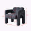 Chaise d'appoint pratique et large rembourrée-1672973412