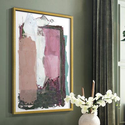 Impression encadrée Brights Soft Wash II - bois massif