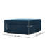Bleu marine avec rangement: style moderne, roulant pour la maison: tissu, point gaufré, rangement, salon