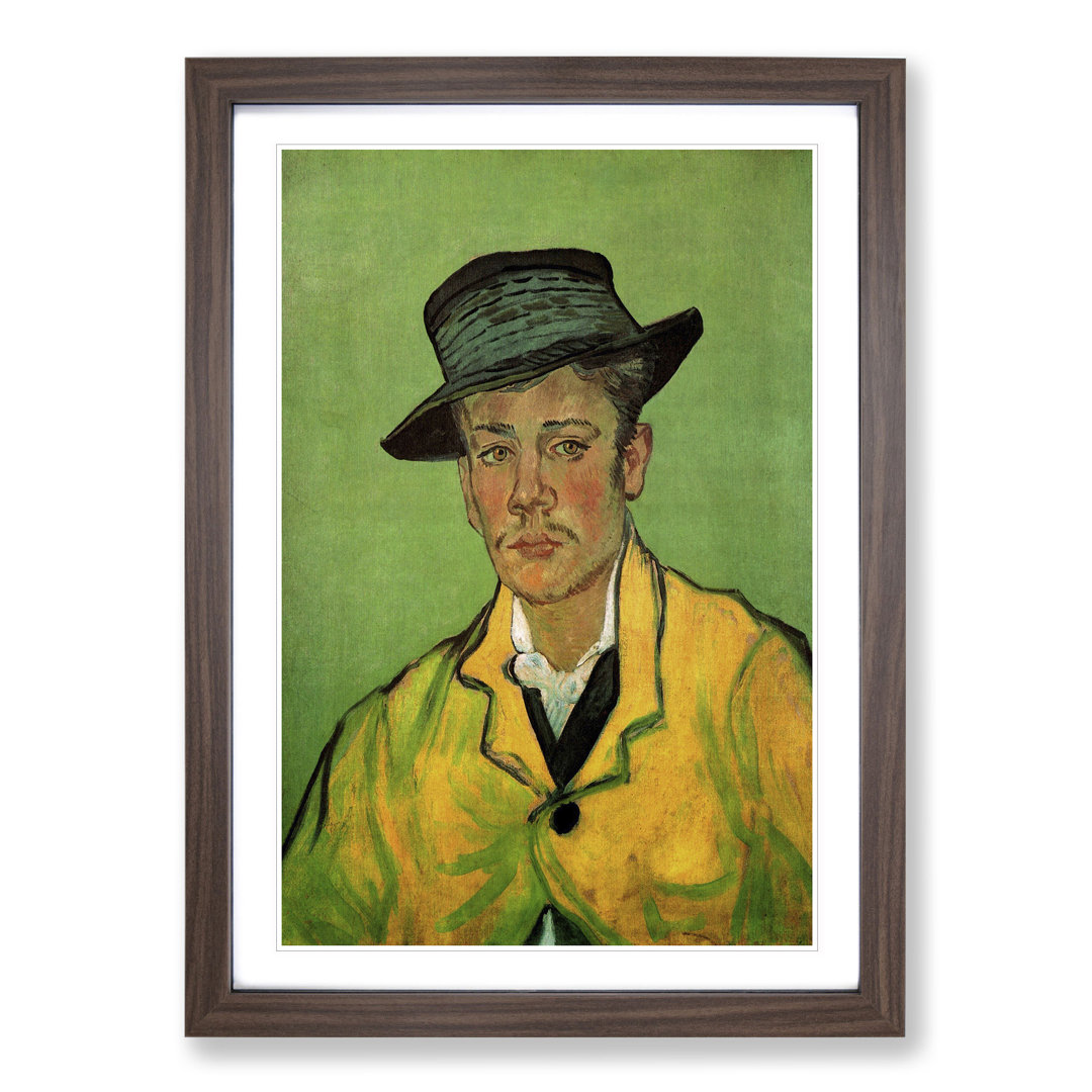 Portrait of Armand Roulin by Vincent Van Gogh - Framed Print