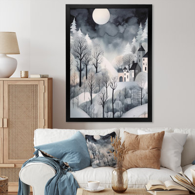 " Gray Cream Nordic Village "