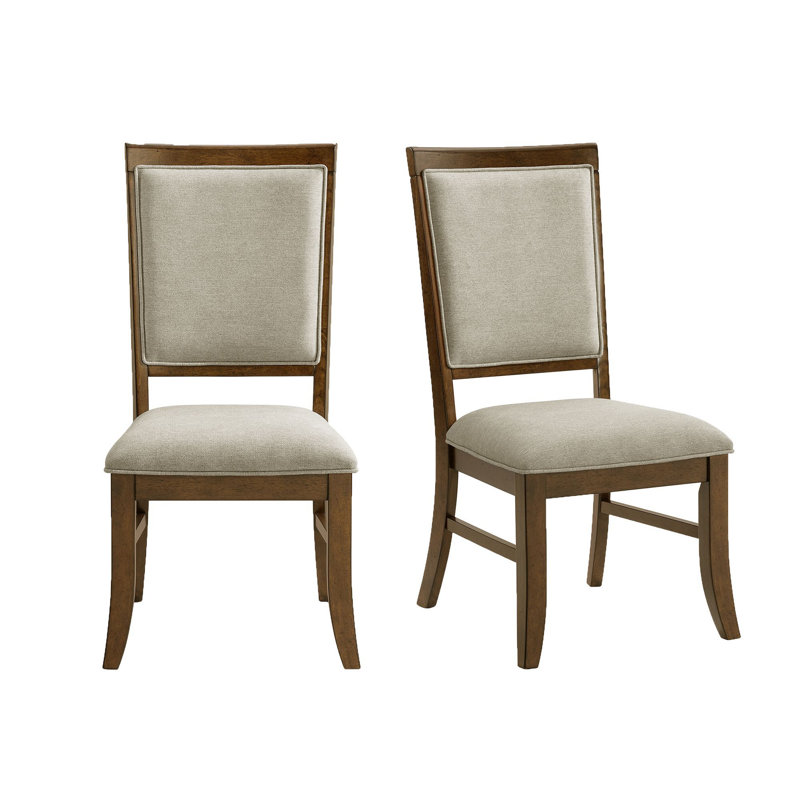 Chaise d'appoint Gordonville avec tissu gris cerise (2 par boîte)