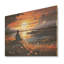 Lever de soleil enfant solutide landdapce III - coucher de soleil côtier sur bois-1899754022