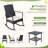 Anila 3 Pieces Patio Furniture Set Rocking Chairs Bistro Sets Outdoor Conversation Sets With Coffee Table-1608326301