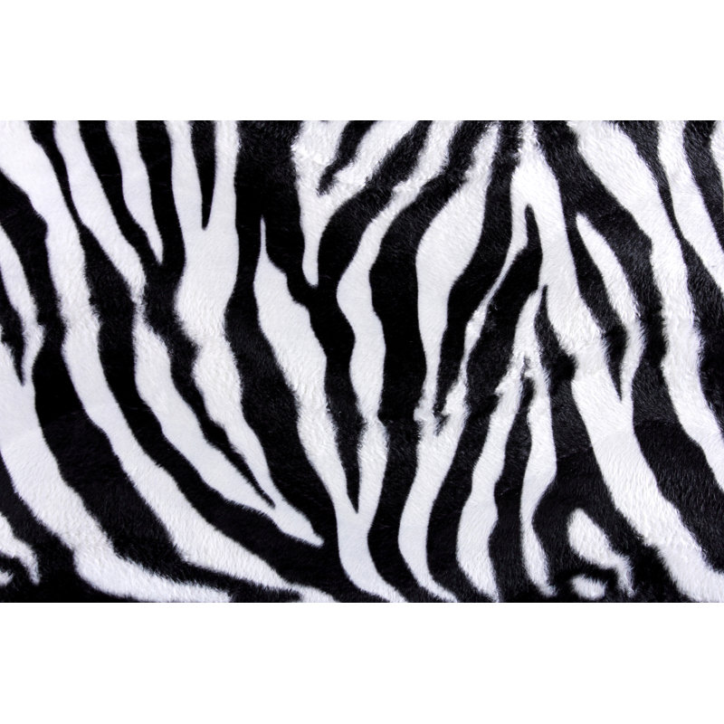 Motif de peau de zèbre Theun par Fer liste, H 20 po x l 30 po
