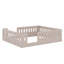 Lit plateforme en bois avec garde-corps-432715090