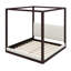 Lit plateforme en bois de style baldaquin, tête de lit tapissier pour plus de confort et de style-129390528-129390531