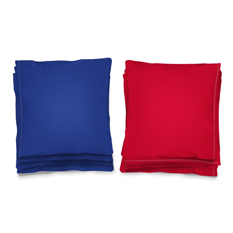 Sacs toutes saisons pour planches de cornhole, Rouge / bleu royal