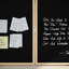 vidaXL Bulletin Board Folding Manual Solid pine wood Office Supplies Pin Memo-131995610-131995611