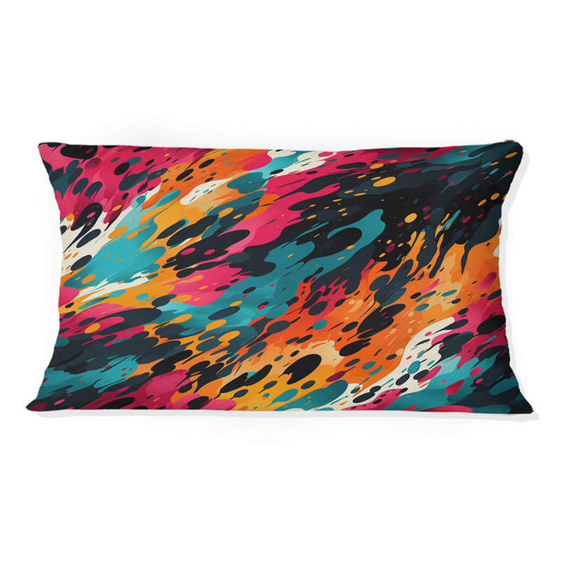 Abstract Throw Pillow