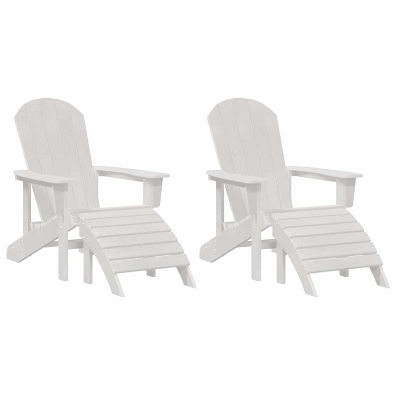 Outdoor Adirondack Chair, White