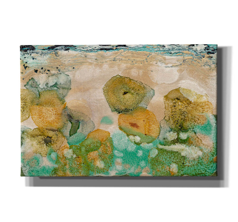 Toile épique «Beneath the Waves 1» par Alicia Ludwig, 60 po x 40 po