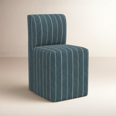 Mendy Upholstered Dining Chair with Casters