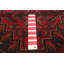 Tapis rouge foncé Lynnisha 3 pi 8 po x 6 pi 7 po