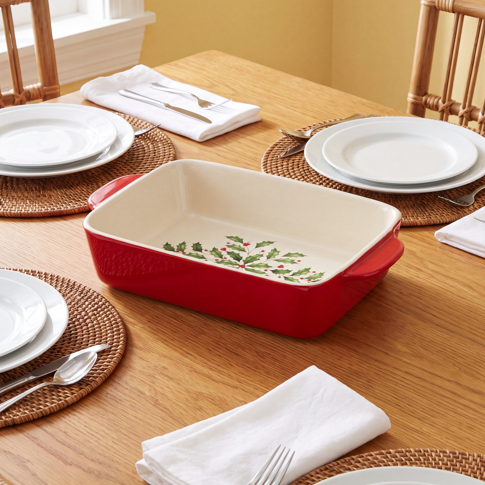 Holiday Rectangular Baking Dish