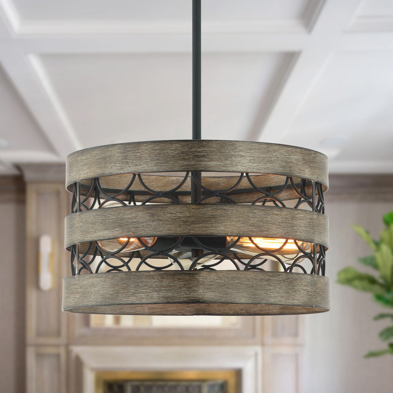 Lustre tambour 3 lumières Linch