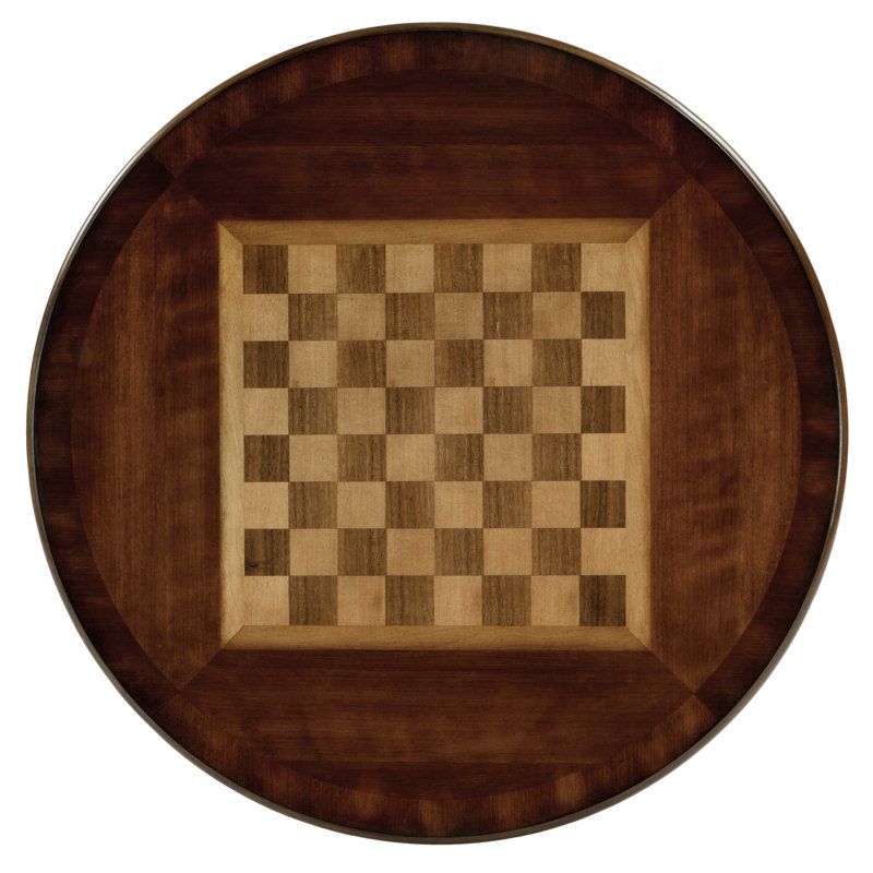 34" Chess Table, Light Brown