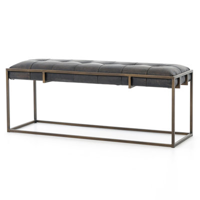 Oxford Leather Bench