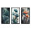 Feuilles de palmier tropical - ensemble de 3 impressions de ginkgo