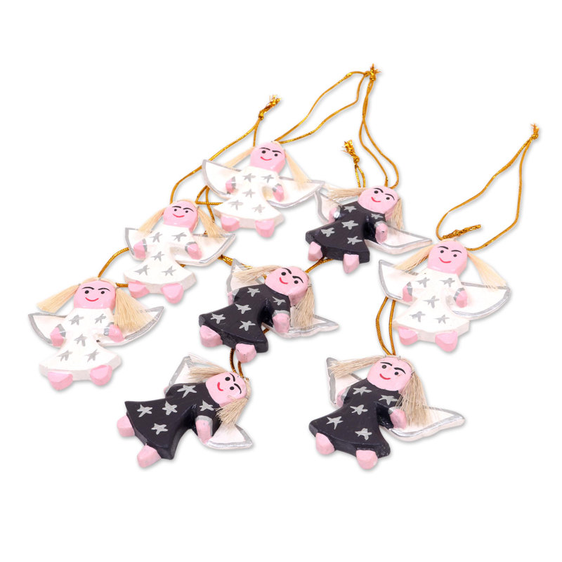 Ensemble de 8 figurines décoratives ange