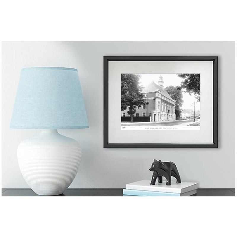 High Wycombe, The Town Hall 1906 by Francis Frith - Single Picture Frame Print, 28cm H x 36cm W x 2.3cm D