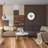 QXA759BLH Wall Clock, Brown-50517121