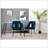Modern Velvet Upholstered Dining Chair With Nailheads And Metal Legs, Set Of 2-2004603168